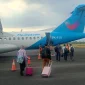 Sejumlah penumpang naik maskapai Fly Jaya di Bandara Notohadinegoro Jember, Selasa (8/9/2026). ANTARA/HO-UPT Bandara Notohadinegoro