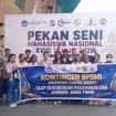 Peserta kontingen Papua Barat saat tiba di lokasi Peksiminas di Universitas Jember, Selasa (8/9/2026). (ANTARA/HO-Humas Unej)